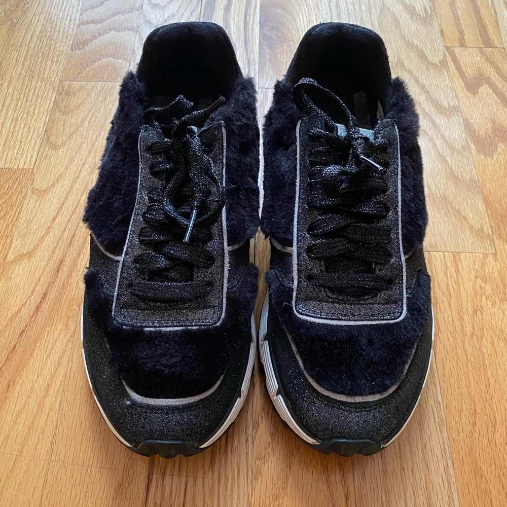 P448 Womens Euro 38 Jackson Low-Top Lace Up Vibram Sole Sneakers Made In Italy - Picture 2 of 6